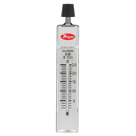 Dwyer Instruments Flowmeter, range 100-1000 cc/min air. RMA-13-TMV